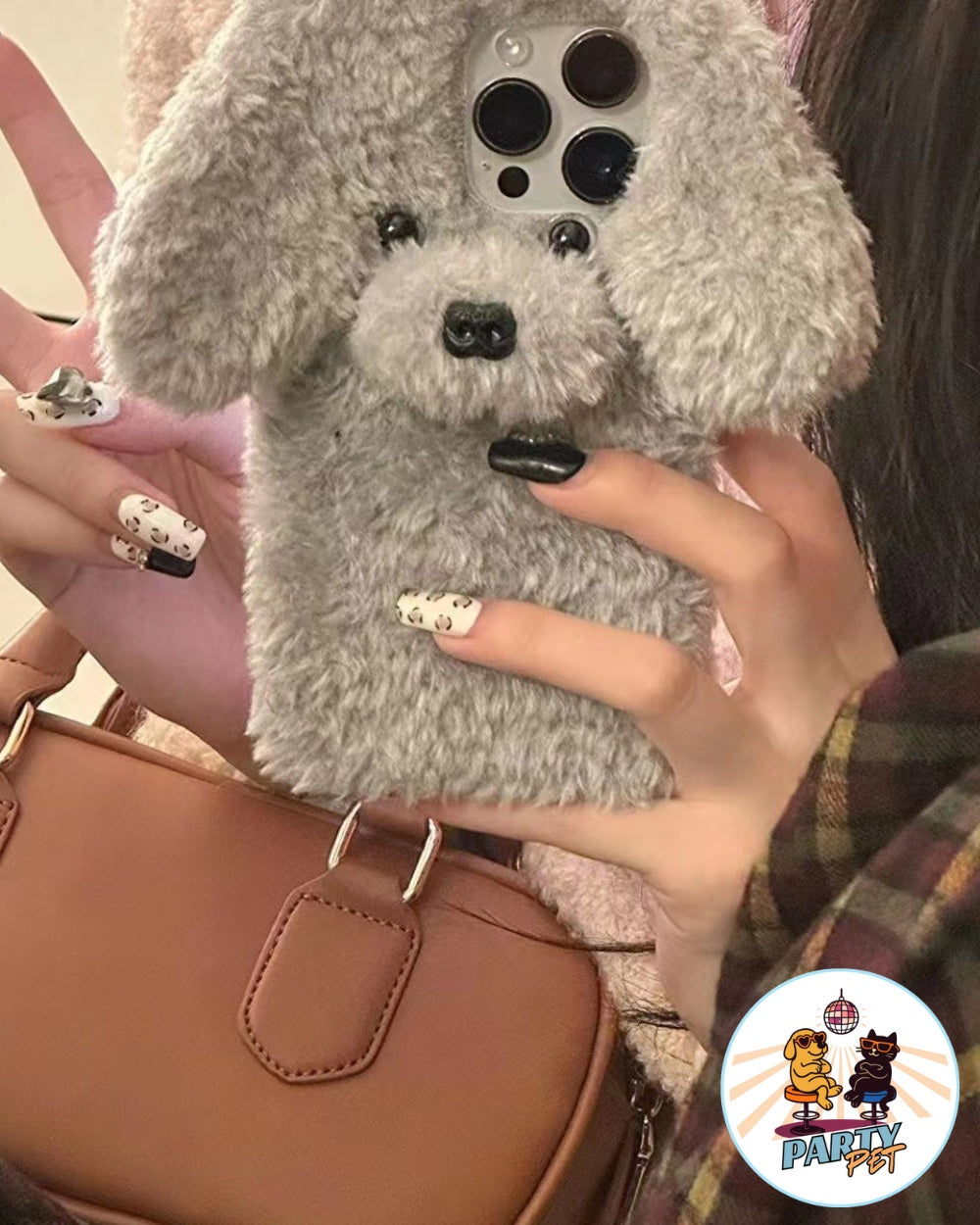 BAVOSA -  Cover iPhone cane peluche