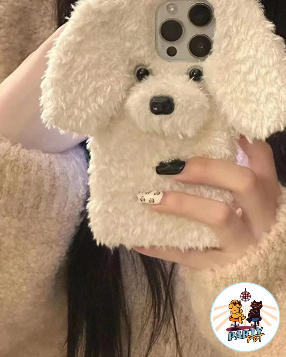 BAVOSA -  Cover iPhone cane peluche