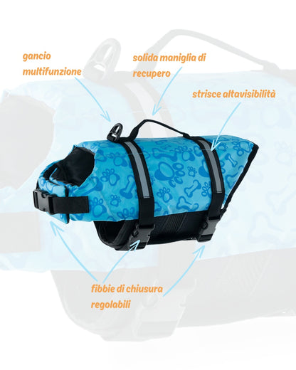 BAUWATCH - Giubbotto galleggiante per cani