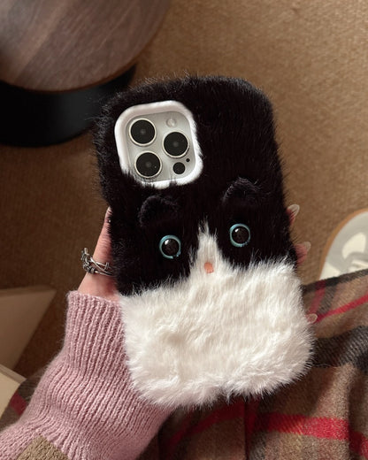 LAFLUFLU – Cover iPhone gatto peluche