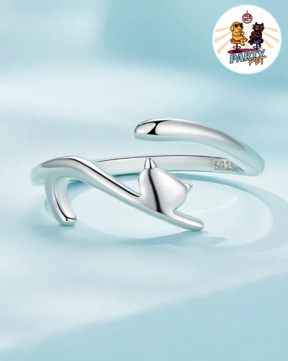 MIAGOLINO – L’anello in argento che ti tiene per la zampa