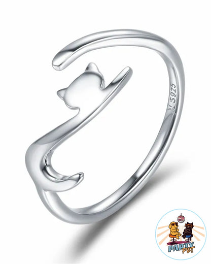 MIAGOLINO – L’anello in argento che ti tiene per la zampa